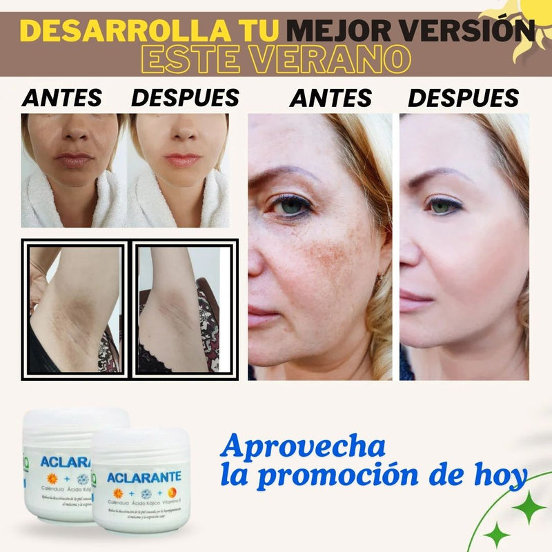 CLEAR SKIN - Crema aclarante de piel 100% efectiva