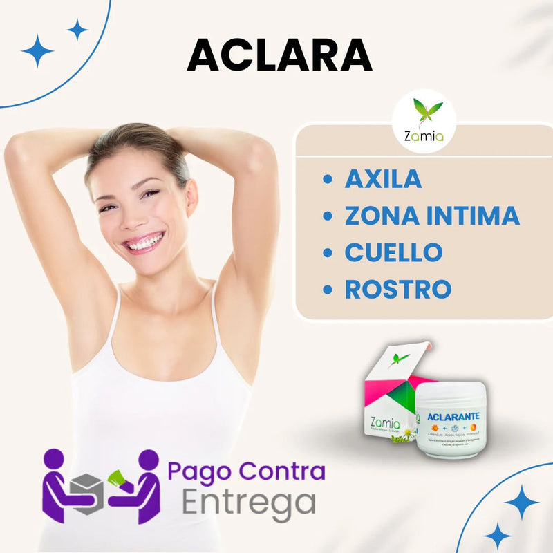 CLEAR SKIN - Crema aclarante de piel 100% efectiva